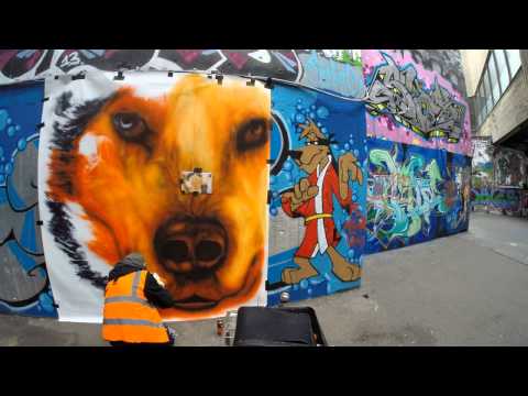 Mediagang | Pop Up Graffiti London Southbank 2014