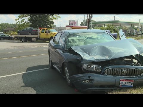 Liberty two-car accident sends 5 to hospital with injuries