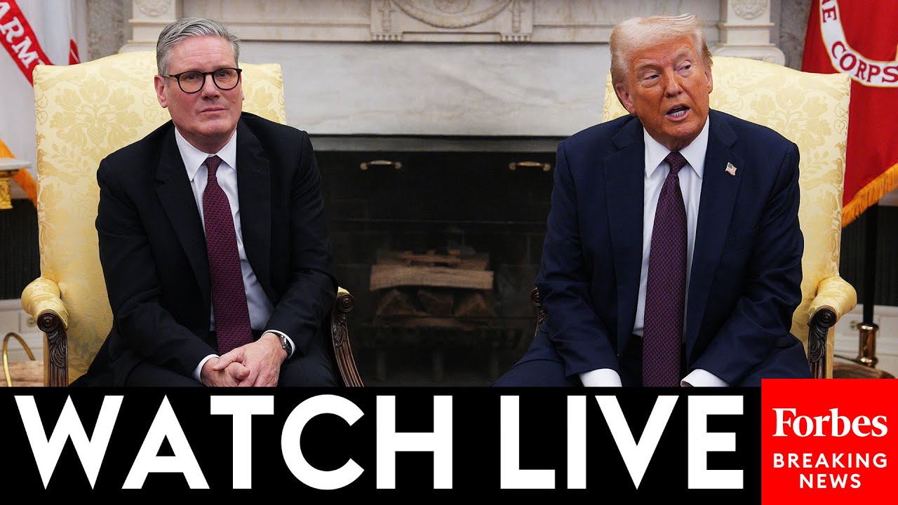 WATCH LIVE: President Trump Hosts UK PM Keir Starmer In The Oval Office