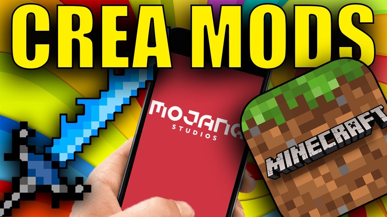 Crea mods usando tu celular Tutorial Minecraft Bedrock