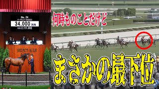 今年もまさかの結果にネットでお祭り騒ぎになった超高額馬たち
