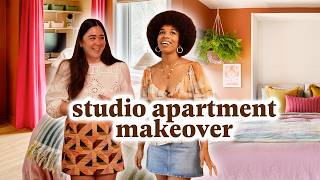The Most Functional Studio Apartment Makeover I've Ever Done *175 Sq Ft*
