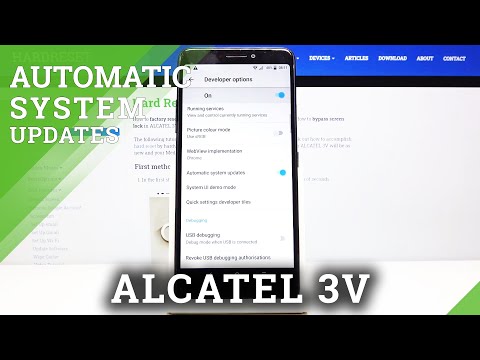 How to Set Automatic System Updates in ALCATEL 3V – Newest System Version