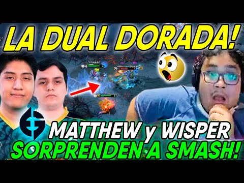 😱TALENTO PURO! SMASH NO PARA DE SORPRENDERSE CON LAS JUGADAS DE EG.WISPER y EG.MATTHEW!!
