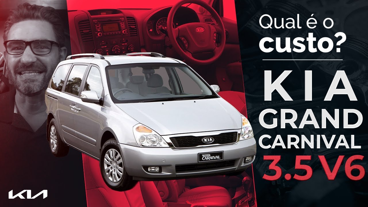 Kia Grand Carnival vale a pena ter um? Qual é o custo de manutenção?
