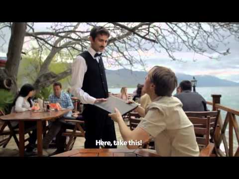 Macedonian lakeside waiter, 2