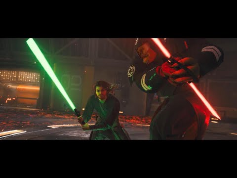 STAR WARS Jedi: Survivor - The Ninth Sister vs Cal Kestis Boss fight (4k)