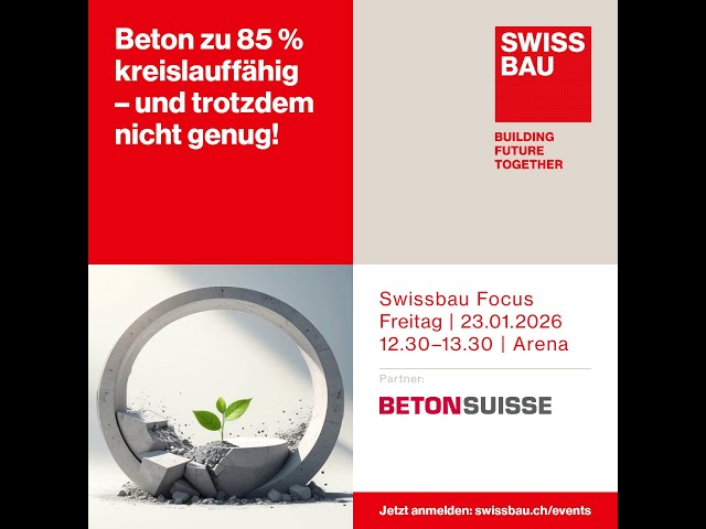 Beton zu 85 % kreislauff&auml;hig &ndash; und trotzdem nicht genug!