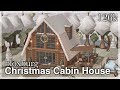 Bloxburg - Christmas Cabin House Speedbuild (exterior)