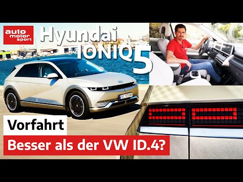 Hyundai IONIQ 5 (2021): Besser als der VW ID.4? - Vorfahrt (Review) | auto motor und sport