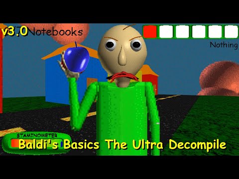 I found a legendary apple in Baldi's Basics The Ultra Decompile #01 Normal Mode