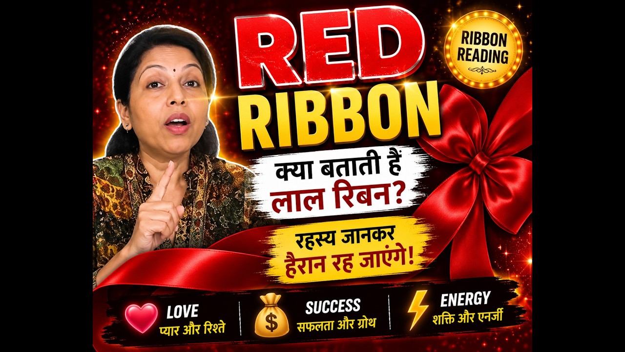🔴 Red Ribbon Reading क्या बताती है? | लाल रिबन का रहस्य! #astrology #fengshui @Astrovaaniofficial