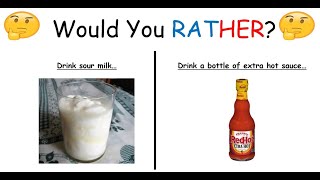 At Home Fitness:  Would You Rather?!  Round 2
