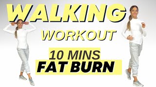 Download lagu Walk at Home | 10-Minute Walking Workout | Ab Focused and Fat Burning | Knee Friendly | No Jumping mp3