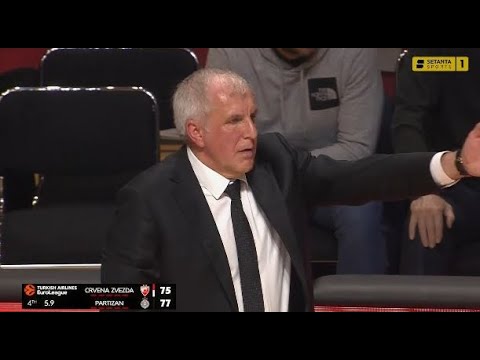 C.zvezda - Partizan | Poslednjih 5 minuta meča [27.01.2023.]