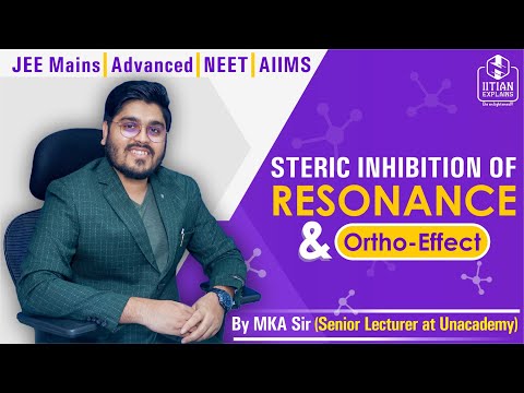 Steric Inhibition of Resonance and Ortho Effect | Super-Concept & Tricks | Jee Advanced | AIIMS