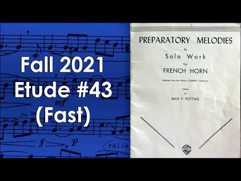 MO All-State Horn Etude No. 43 (Fast)