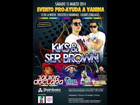 Actuación KIKS & SER BROWN - Sábado 15 Marzo en Shambara (Casares,Málaga)