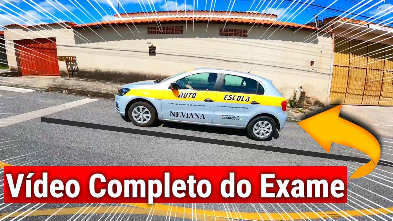 Prova PRÁTICA de CARRO Na AUTOESCOLA