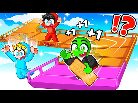 WE'RE BUILDING THE WORLD'S LONGEST BRIDGE in Roblox!