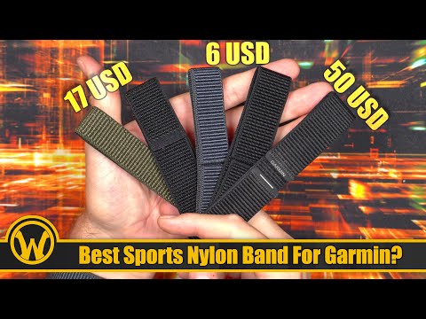 Garmin Sports Nylon Band Comparison! /// Which Is The Best Band?
