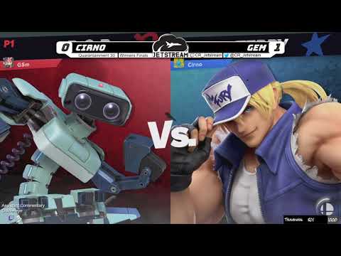 Quarantainment 30 Winners Finals - Gem (Rob) Vs. Cirno (Terry) Smash Ultimate - SSBU