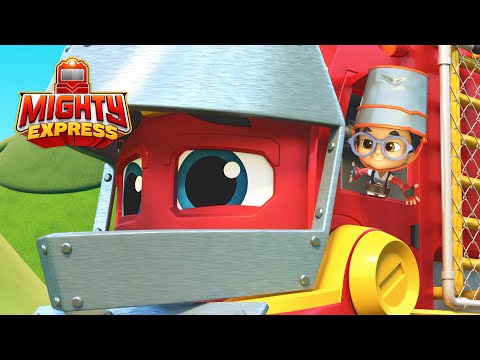 Nate and Nico the Knights | Mighty Express Clips | Cartoons for Kids