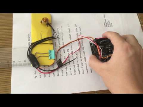 Driving Brushless motor with STM32 and MPU6050