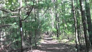 preview picture of video 'Bay Circuit Trail : Sharon MA Part 9. Visitor Center and Beyond Moose Hill Sanctuary.'