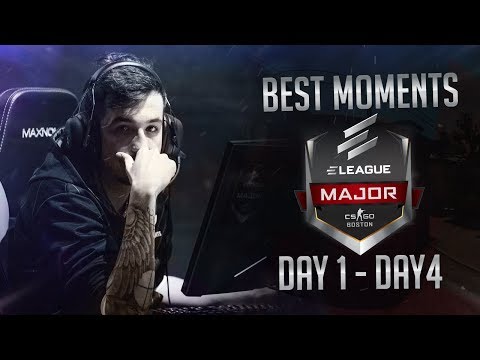ELEAGUE MAJOR - BEST MOMENTS - MAIN QUALIFIER FROM DAY 1 - DAY 4