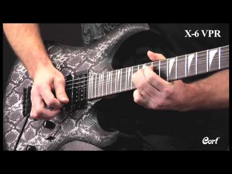 X-6 VPR Electric Guitar by Cort- Snake Skin Look & Feel