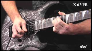 X-6 VPR Electric Guitar by Cort- Snake Skin Look & Feel
