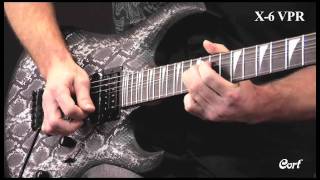 Video thumbnail for X-6 VPR Electric Guitar by Cort- Snake Skin Look & Feel by Cort Guitars and Basses
