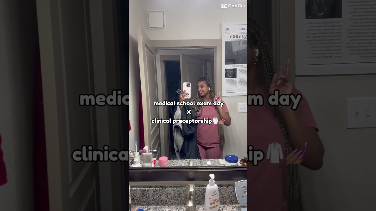 98 Question Medical School Exam & Clinical Rotation Vlog #shorts #premed #medicalschool