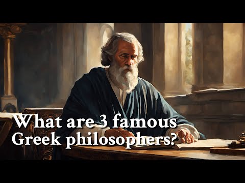 What are 3 famous Greek philosophers? | Philosophy