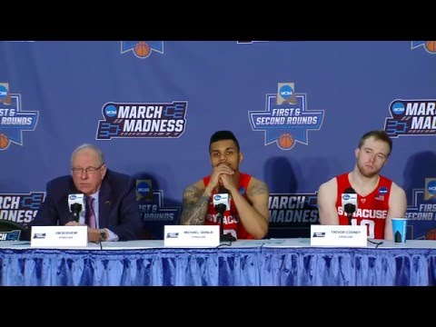 Syracuse NCAA 1st Round Postgame Press Conference