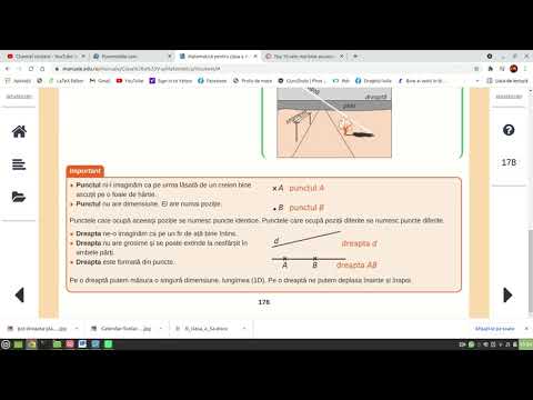 Noțiuni teoretice - punct, dreaptă, plan, etc