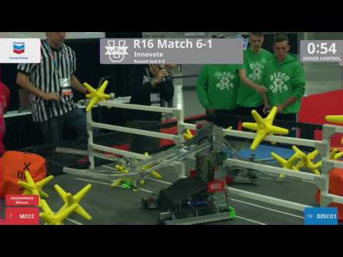 2017 VEXU Innovate R16 6-1 - MCCC vs DISCO1 - 25 to 19