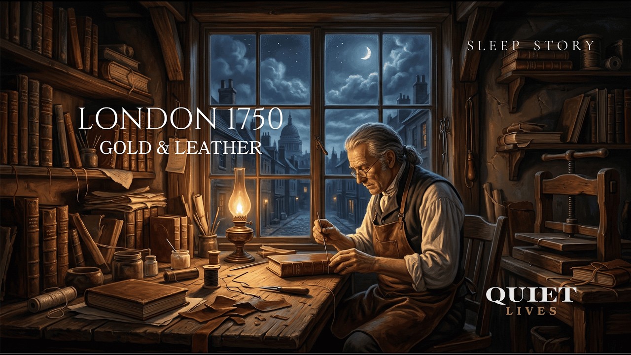 Daily Life of an 18th Century London Bookbinder | 2+ Hour Historical Sleep Story