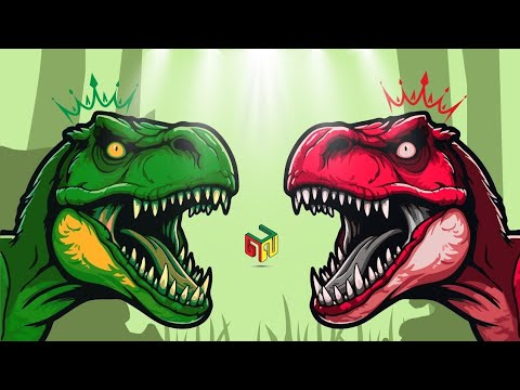 Speed Race The Superheroes Dinosaurs Jurassic World Evolution 2 - Animal Revolt Battle Simulator