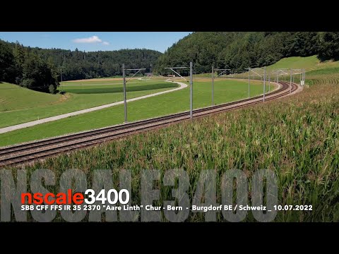 SBB CFF FFS IR 35 2370 Chur - Bern "Aare Linth"
