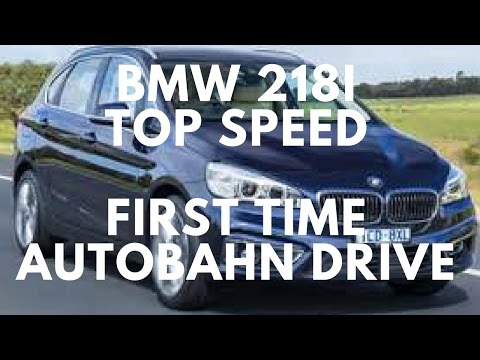 BMW 218i - Autobahn A81 Top Speed