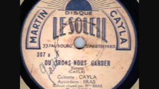 Martin Cayla Le Soleil 307 Auvergne Cabrette Bagpipe  78 rpm
