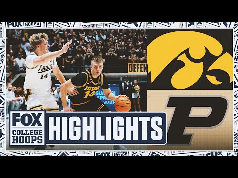 Iowa Hawkeyes vs. No. 5 Purdue Boilermakers Highlights 🏀 FOX College Hoops