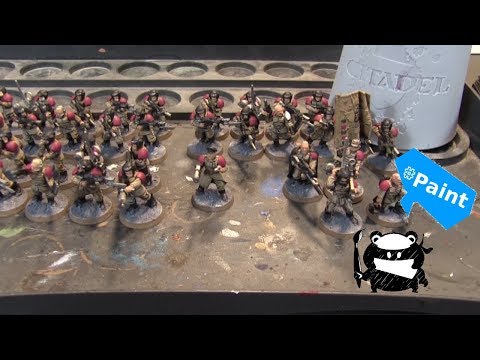 Spielebude Painting Tutorials - Astra Militarum: Infantry Squad - Malen mit Stefan