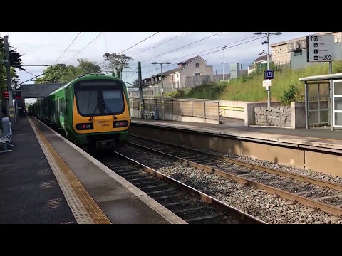 Irish Rail 29000 DMU departs Portmarnock for Drogheda (14/5/17)