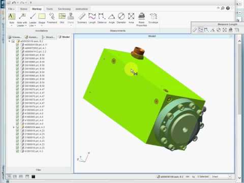 Creo View Lite Measuring2