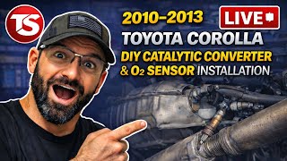 2010-13 Toyota Corolla DIY Catalytic Converter & Downstream O2 Sensor (Exhaust Installation) P420 ✅