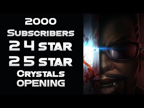Double 4 star and 5 star Crystal Opening - Let's get Blade! - Marvel Contest Of Champions