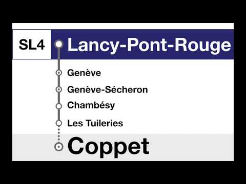 CFF annonces - SL1/3/4 Lancy-Pont-Rouge - Genève - Coppet
